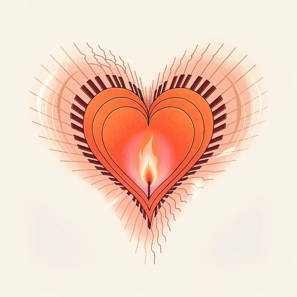 Flame Within Heart