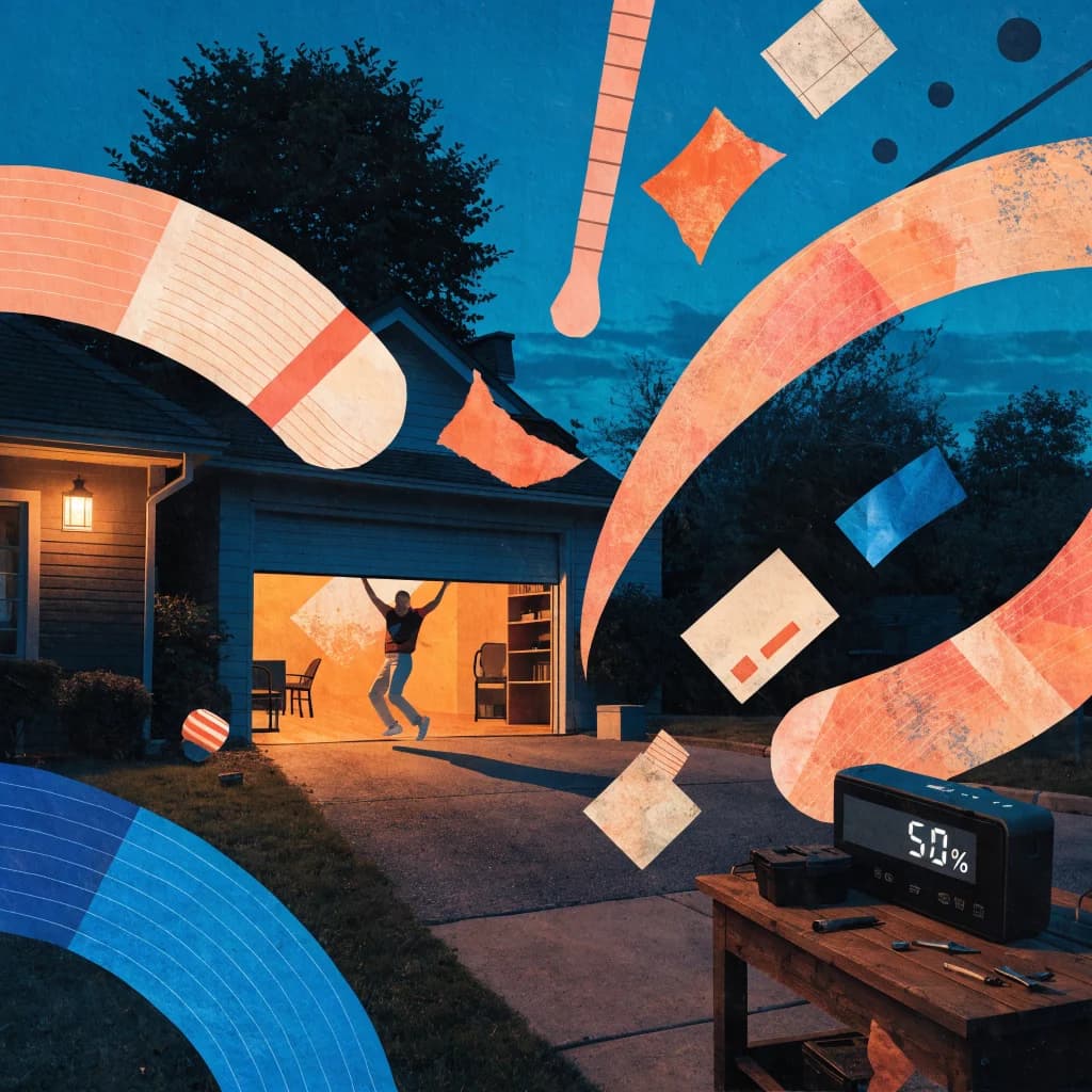 Half-Charged Rhythms