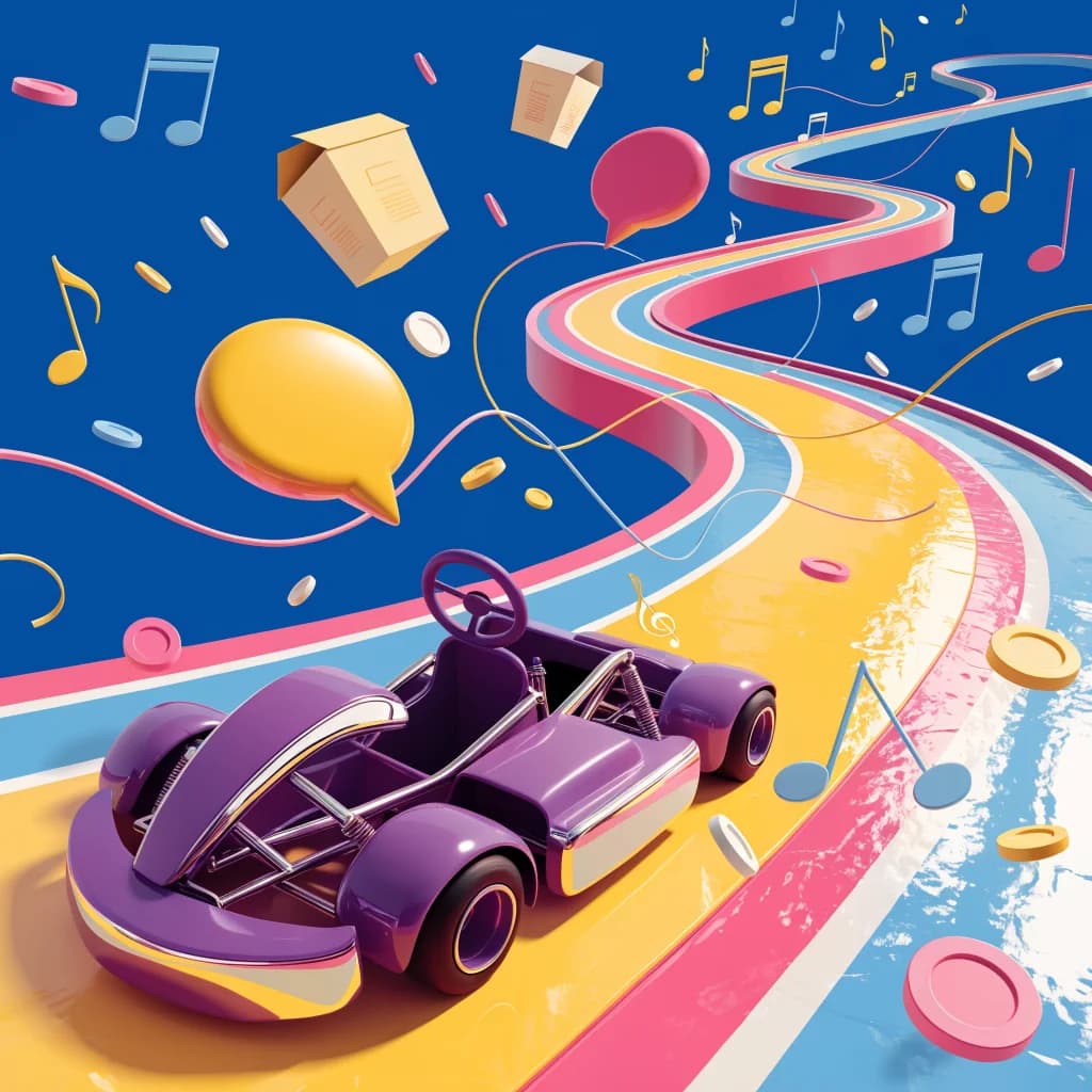 Purple Kart Groove