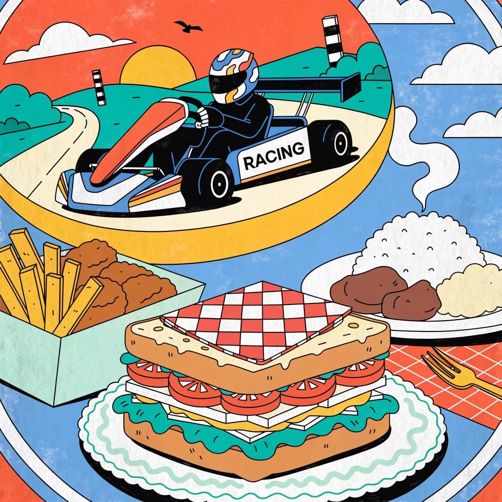 Gray Karting Dinnertime