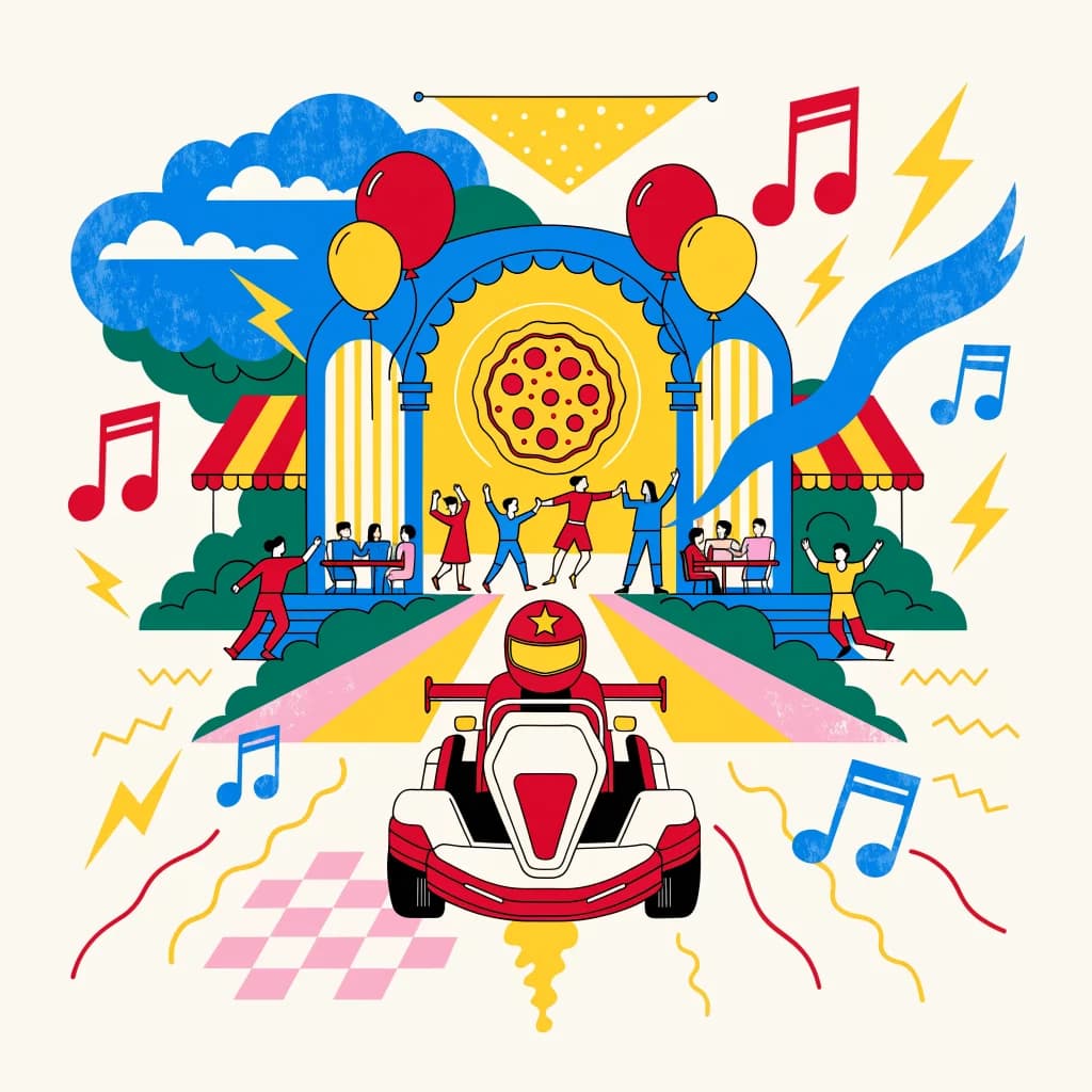 White Karting Groove