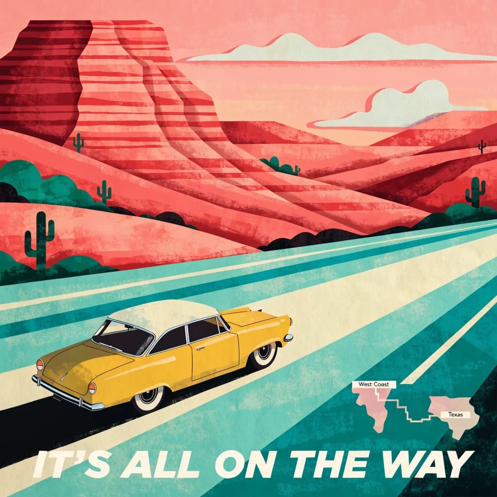 Westbound to Texas
