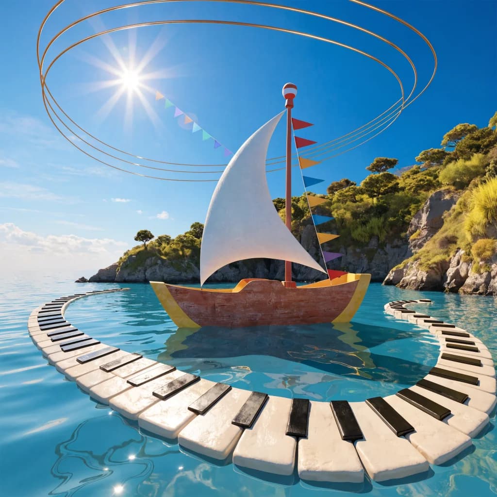 Sunlit Shores Journey