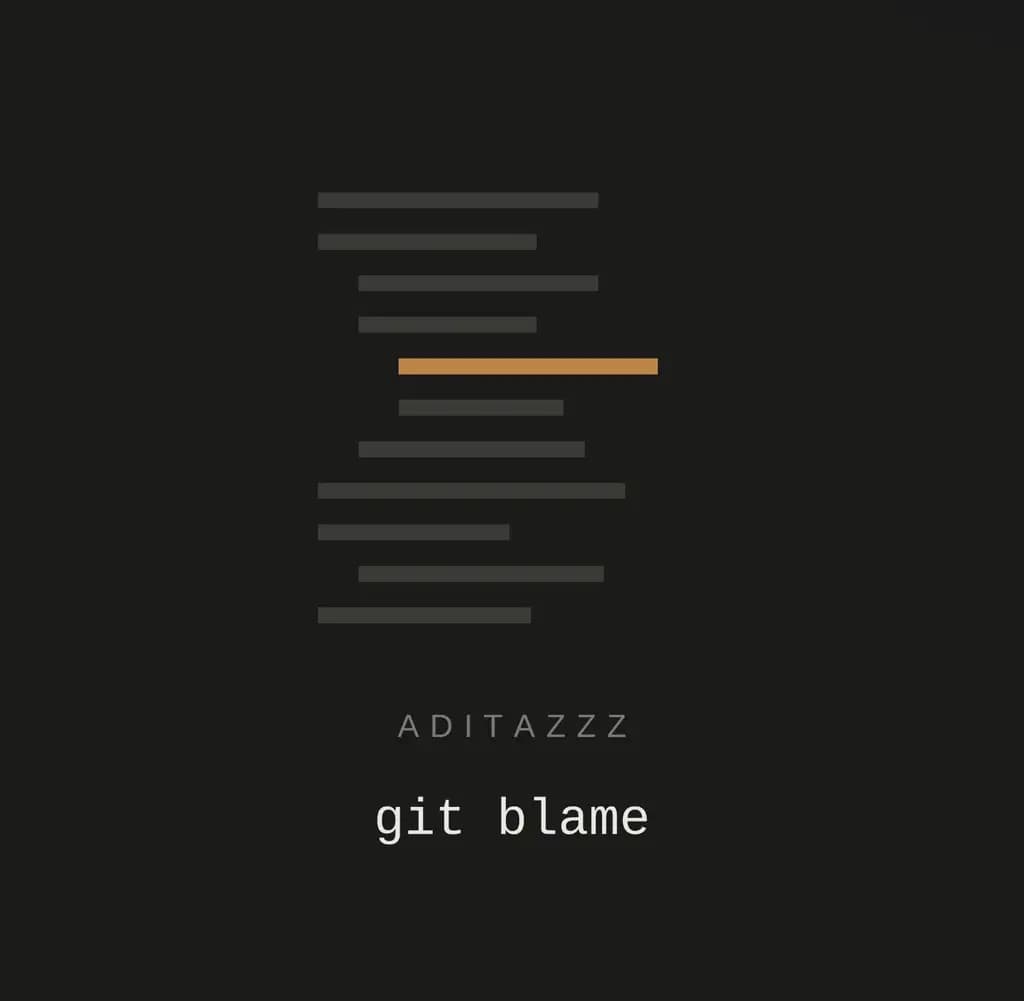 git blame