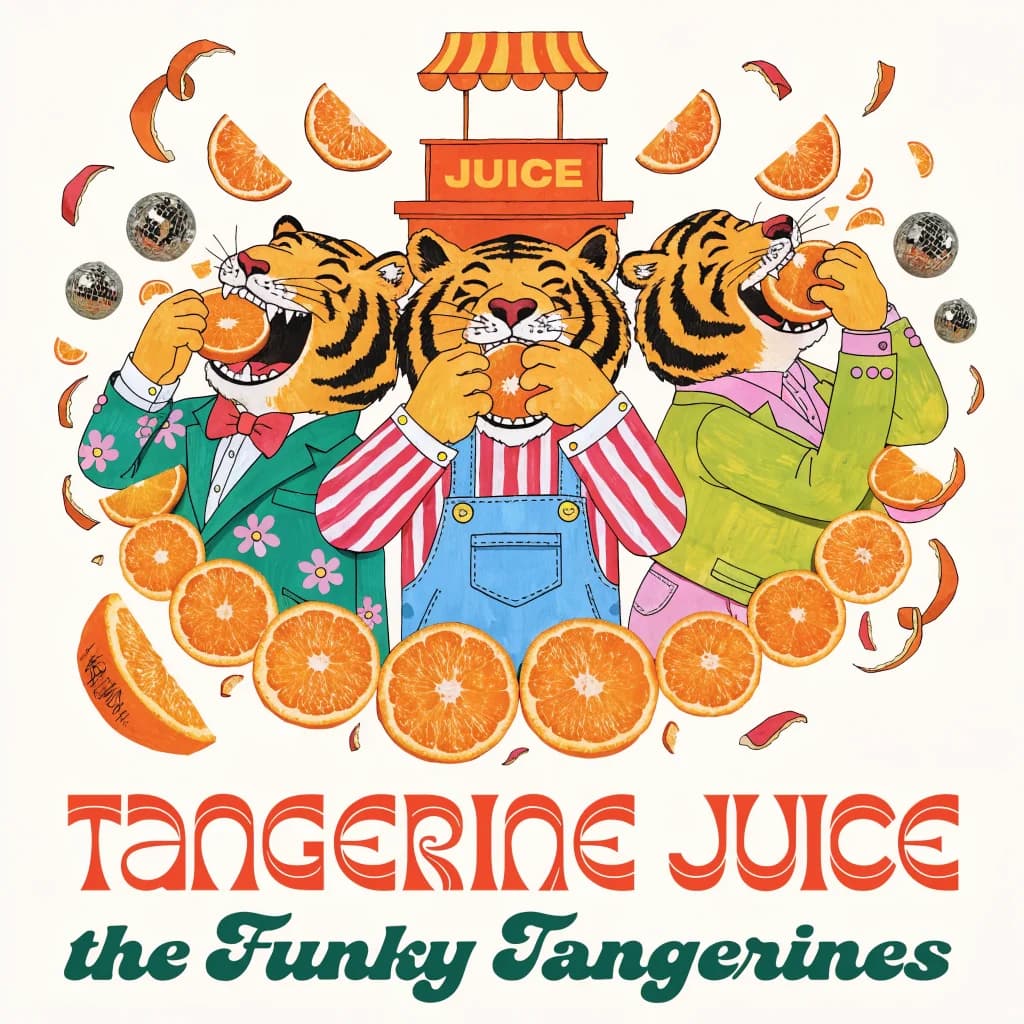 Funky Citrus Tigers