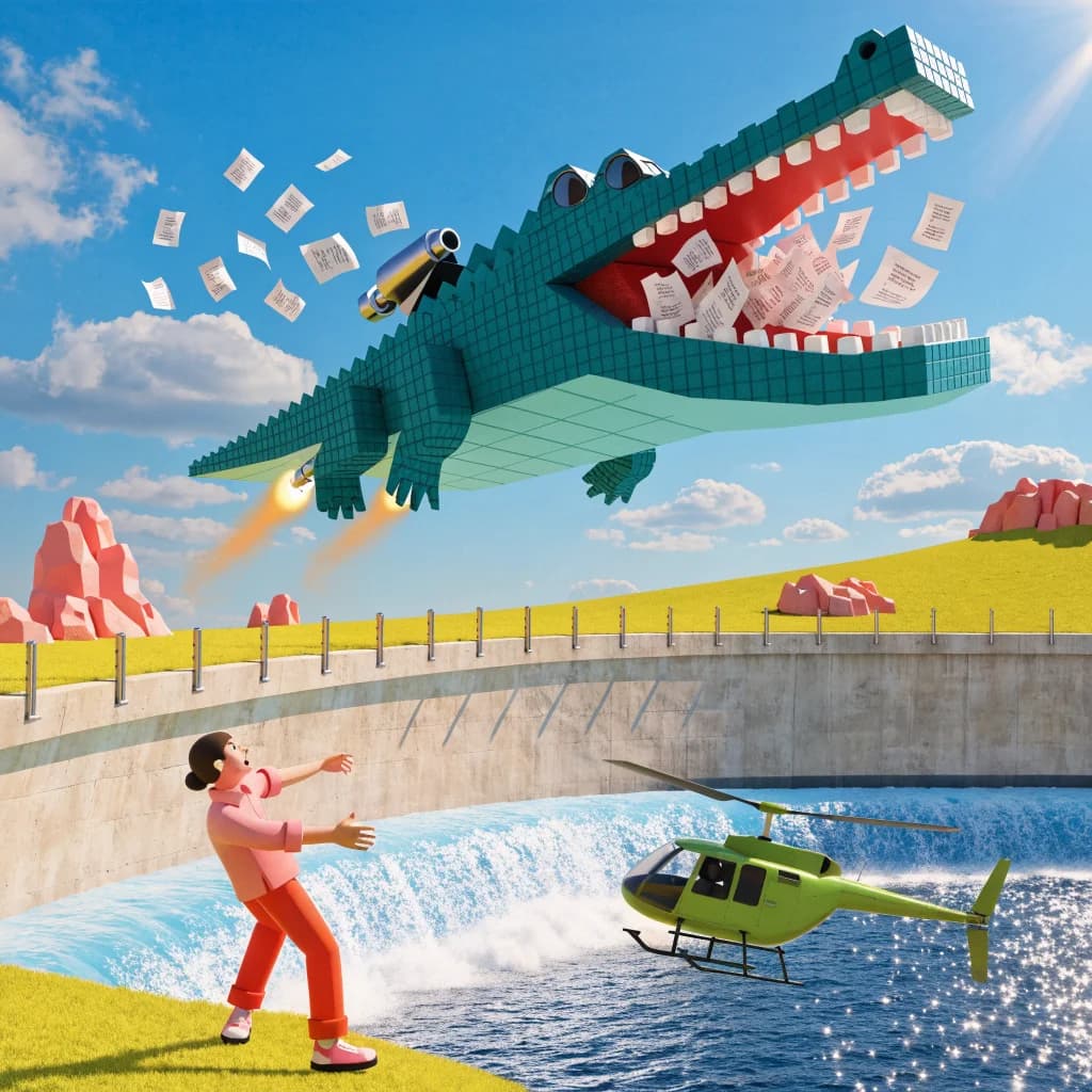 Jetpack Croc Chase