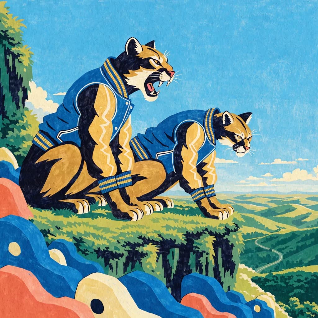 Blue and Gold Roar