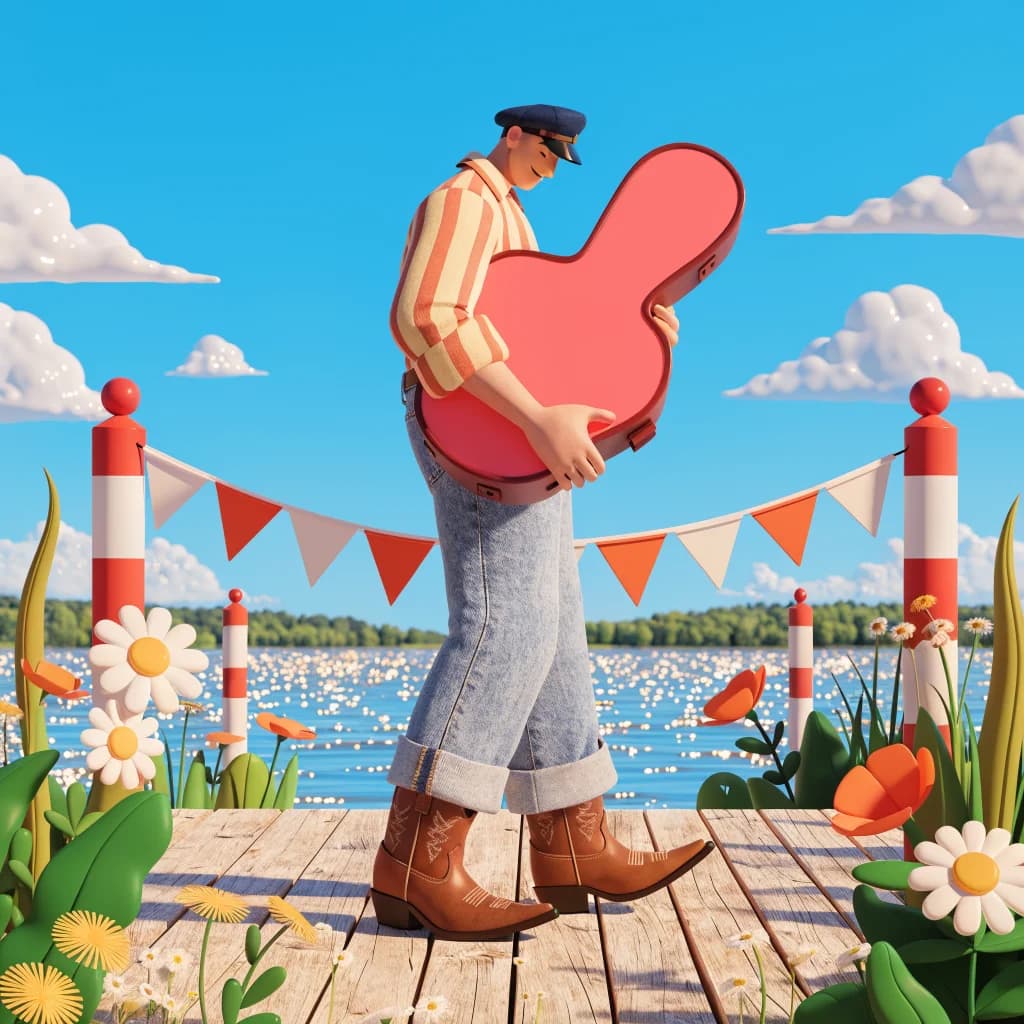 Connor’s Petite Navy Heart