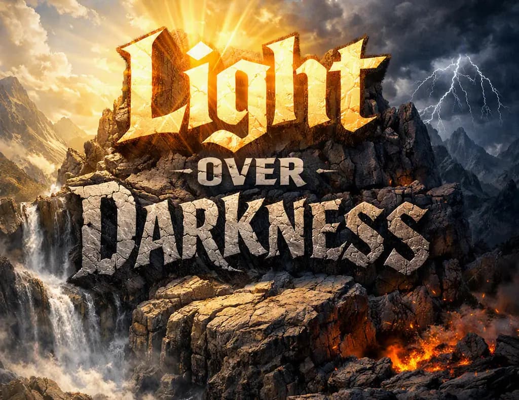 Light over darkness - Rock