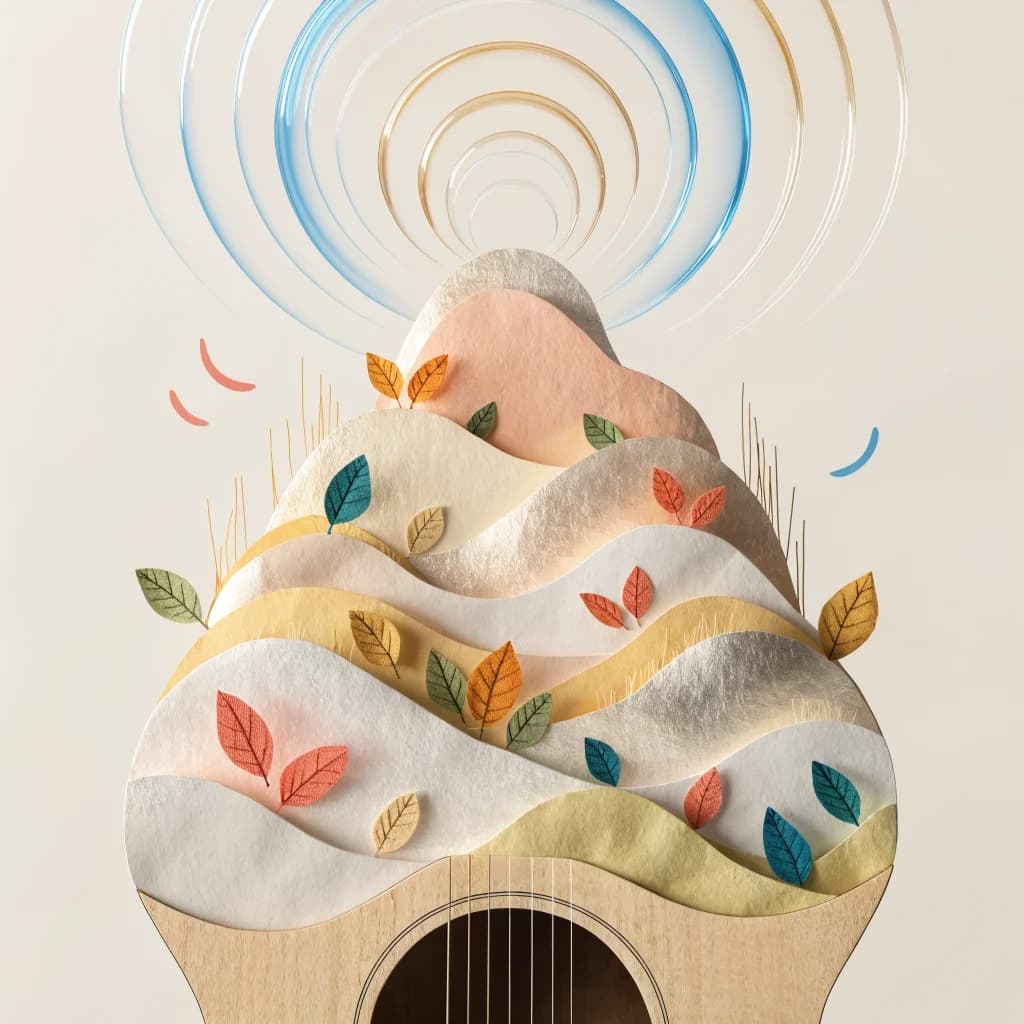 Golden Hour Acoustic Guitar