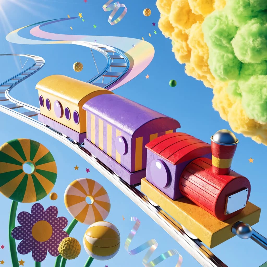 Rainbow Train Ride