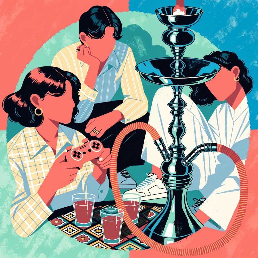 لعبه وقهوة