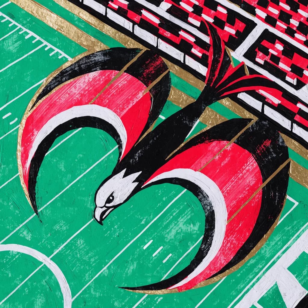 Falcon Fury Over Green Bay