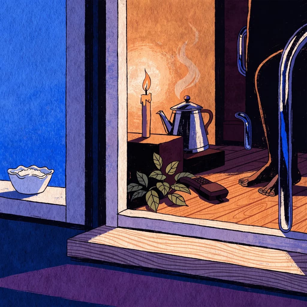 Small Lit Room