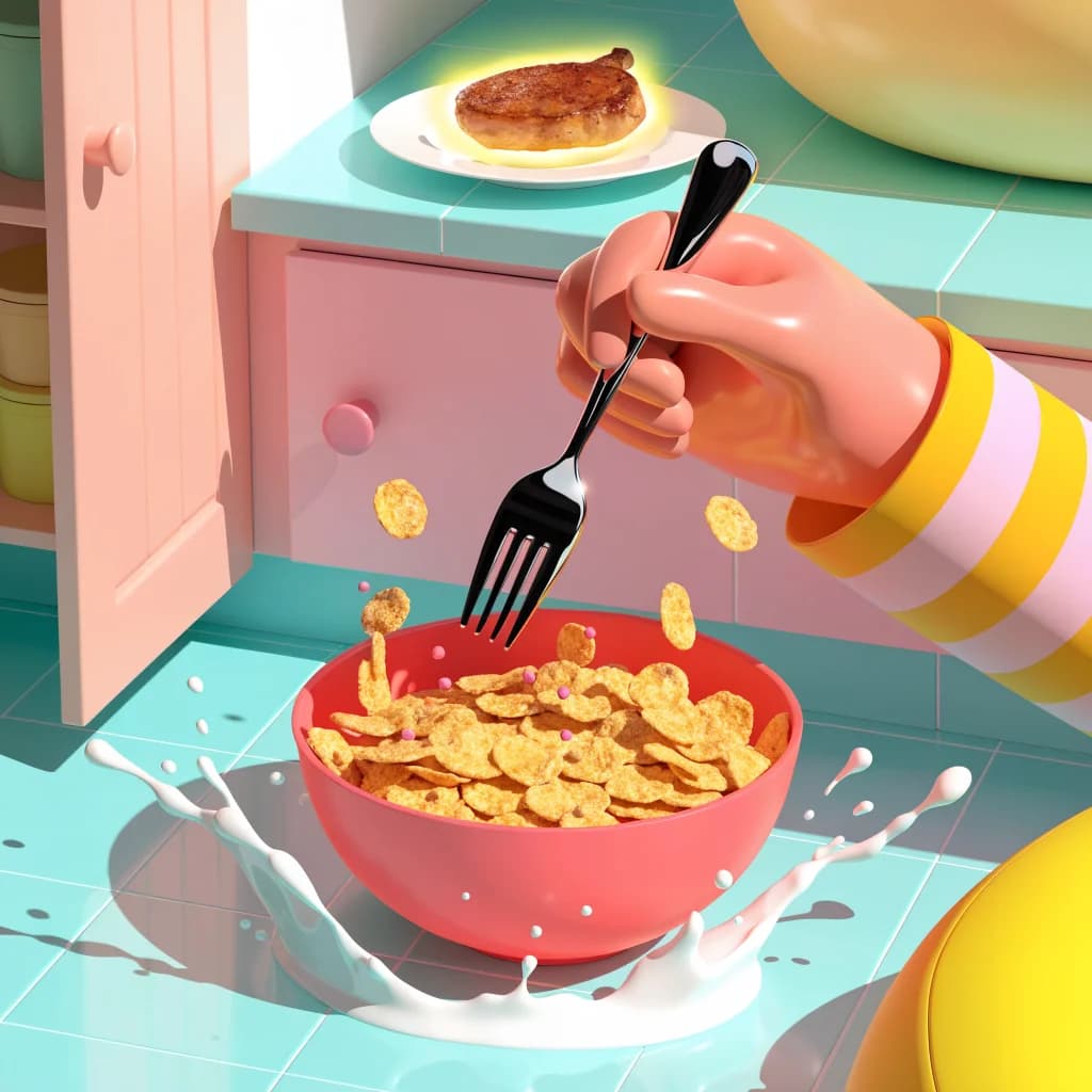 Fork Cereal Flow