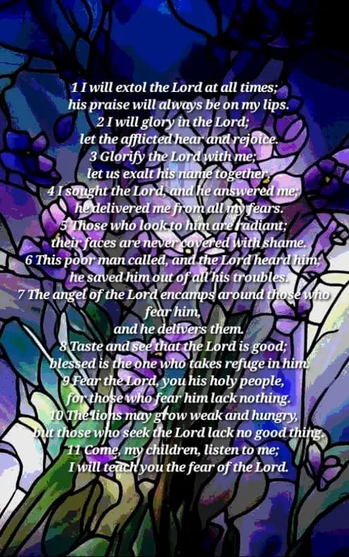 Glorify His Name, Rejoice, Exalt, Praise (Psalm 34)