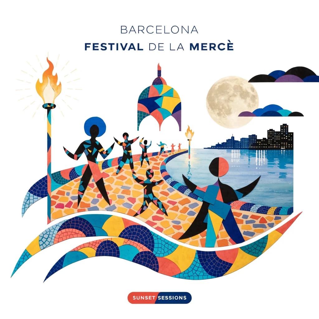 Barcelona Bajo La Luna