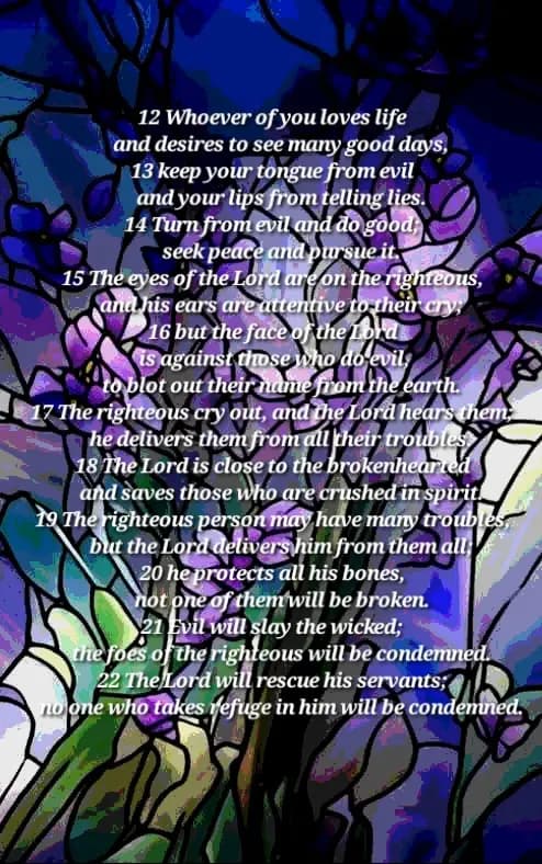 Peace, Hope, Harmony (Psalm 34)