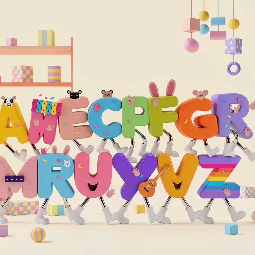 Sunny Alphabet Parade