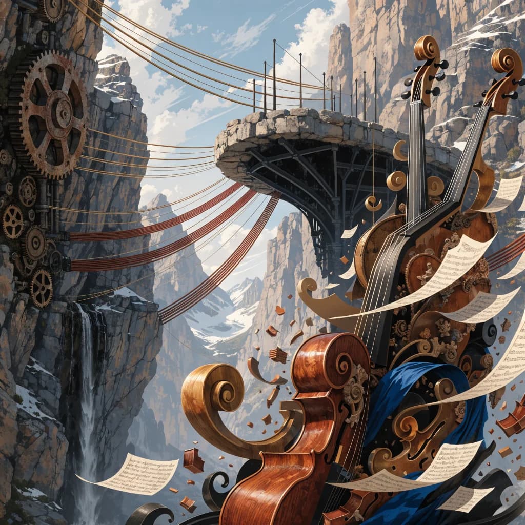 Fractured Strings