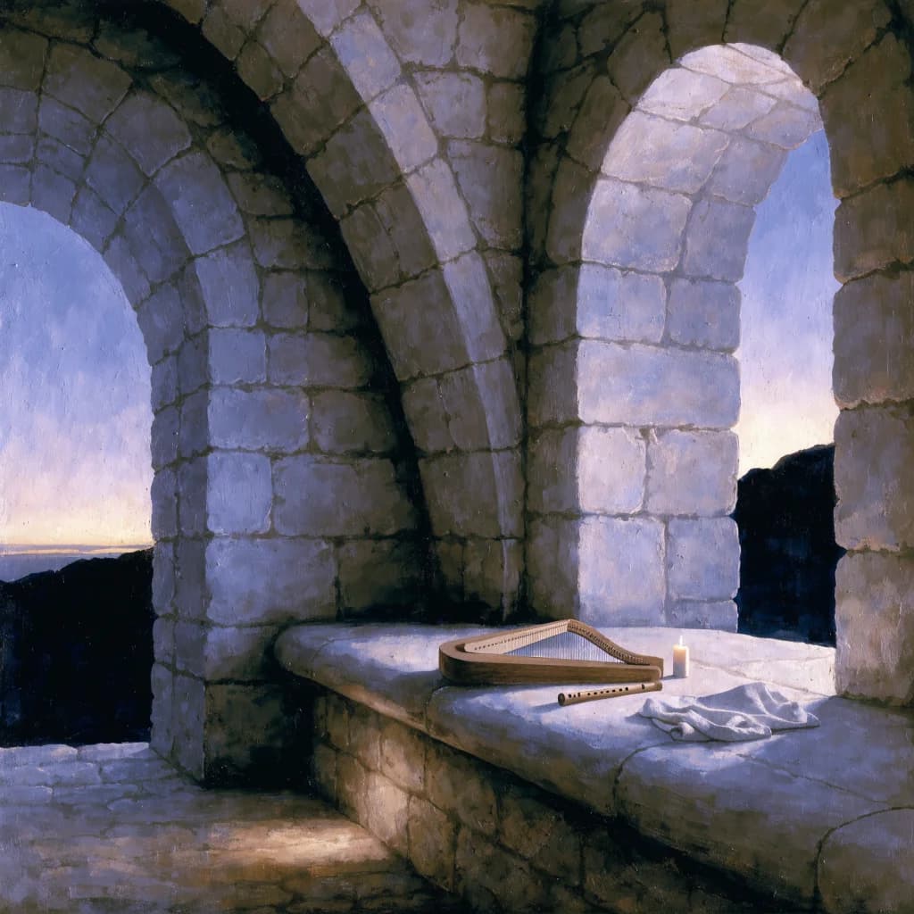 Dusk at the Cloister