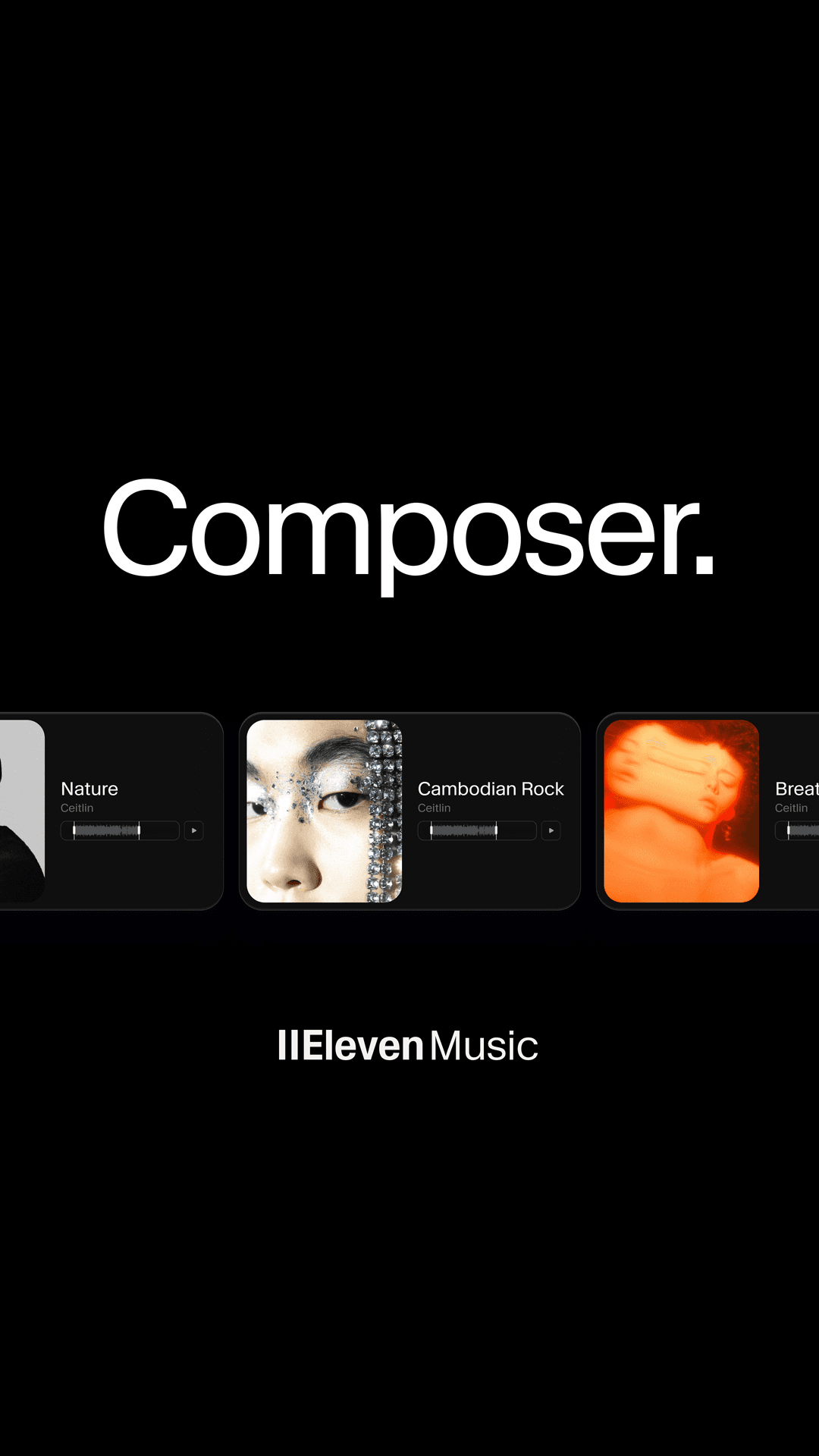 Composer: section-by-section song editing in ElevenMusic