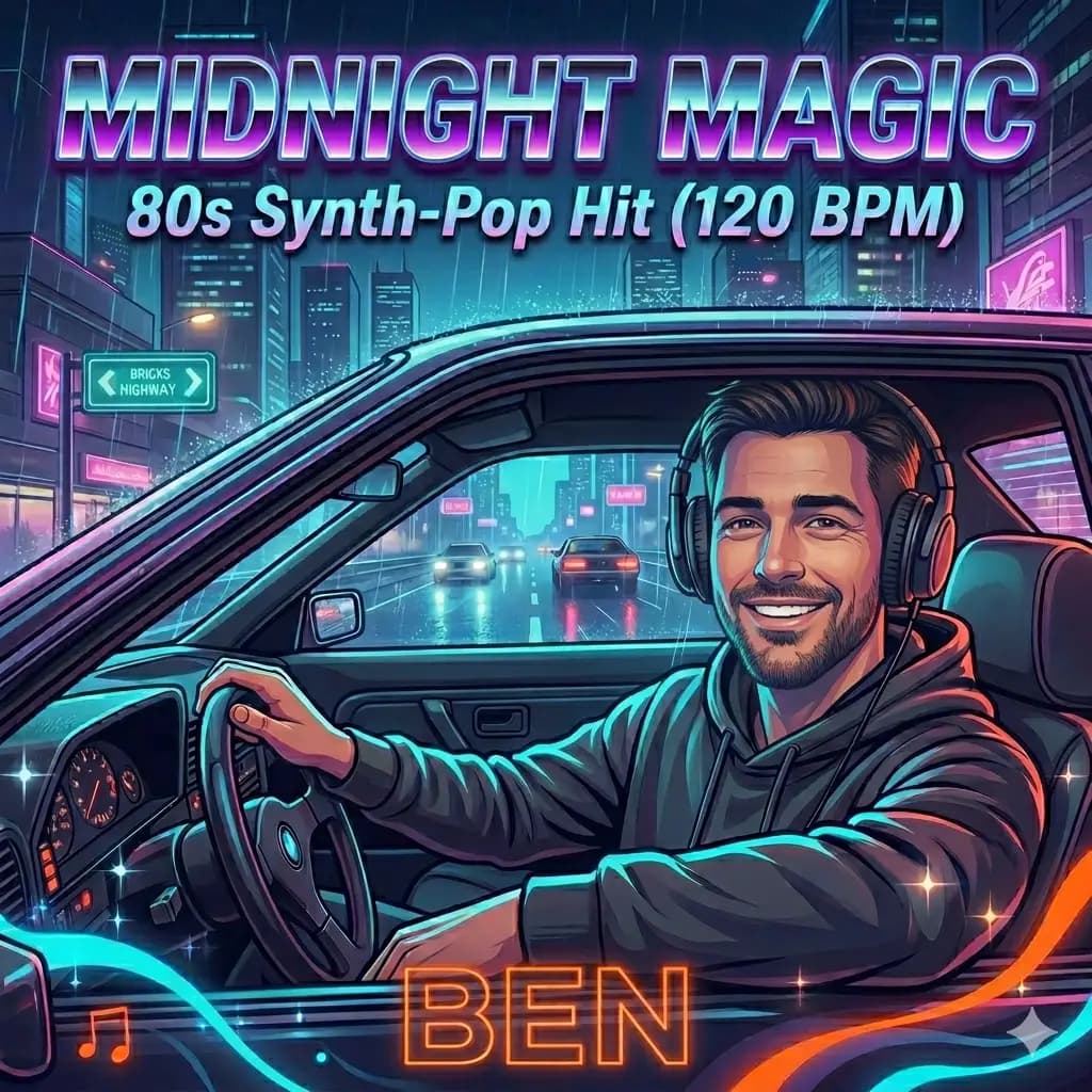 MIDNIGHT MAGIC - 80s Synth-Pop Hit (120 BPM)