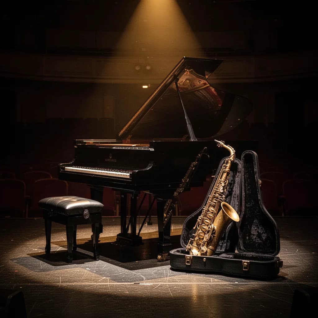 Relaxing Warm Piano Soft Smooth Muted Saxophone Sleep
