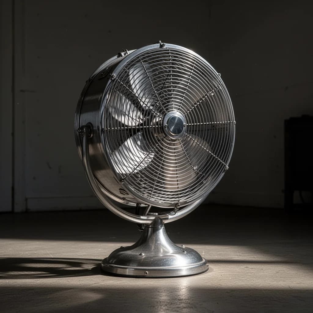 Deep Sleep Desk Fan | Steady Industrial Hum for Insomnia ADHD ASMR Deep Sleep