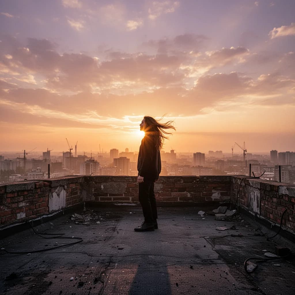 Sunset Haze Rooftop