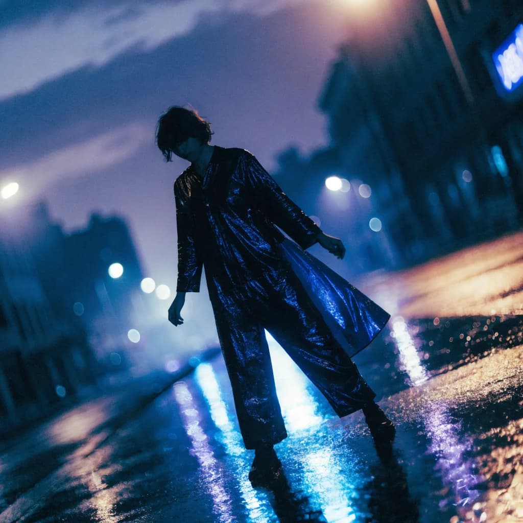 Wet Pavement Glow