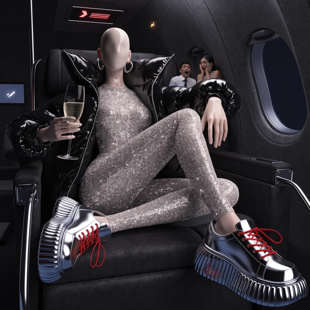 Legs Crossed Flight