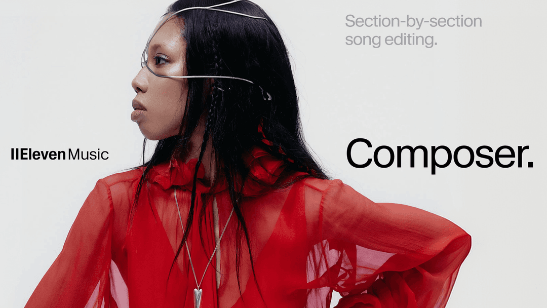 Composer: section-by-section song editing in ElevenMusic