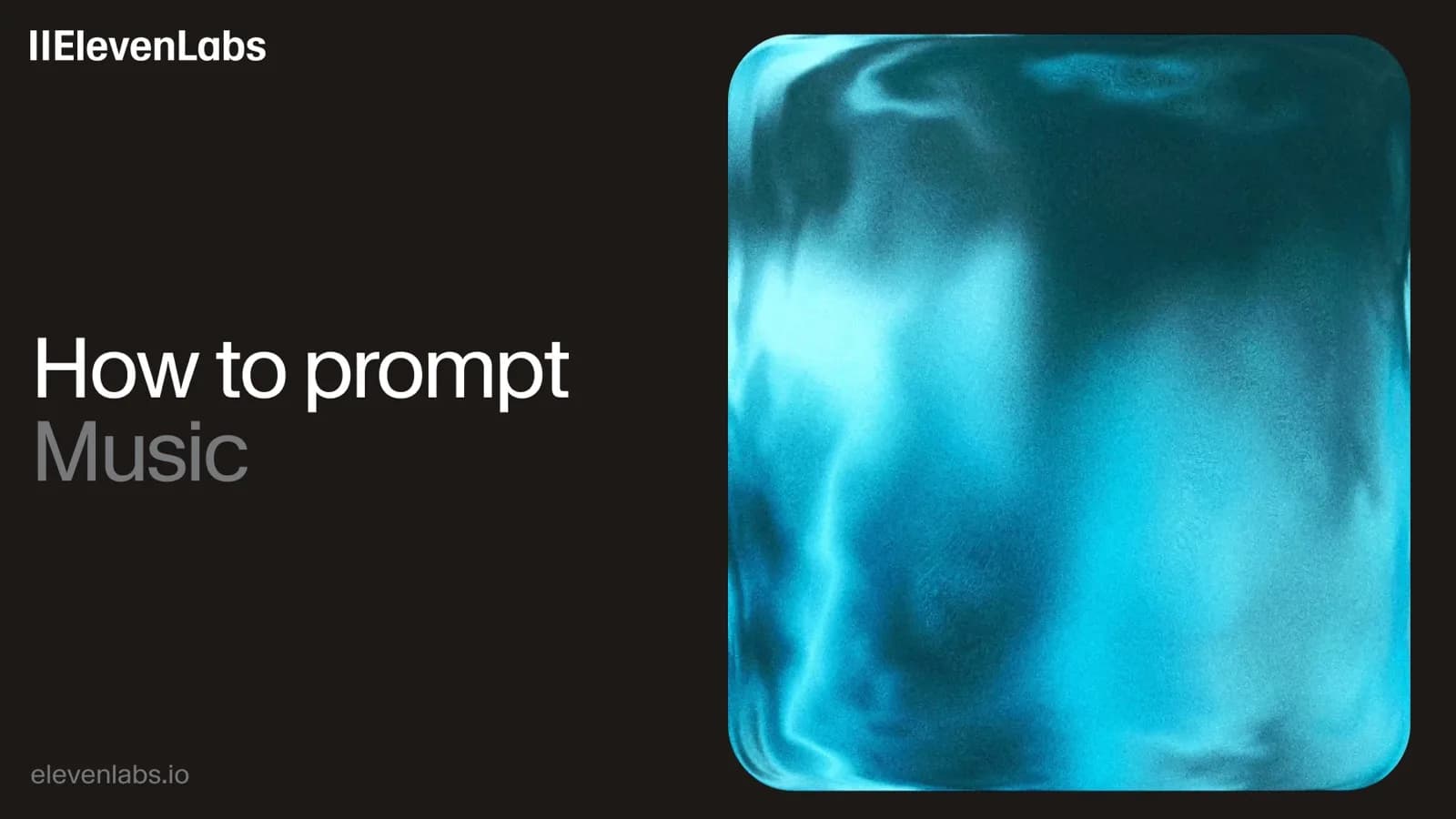 How to prompt Music